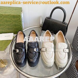 Replica Gucci GG Love Parade Matelassé shoe 718388