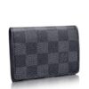 Replica Louis Vuitton Enveloppe Carte De Visite Damier Graphite N63338