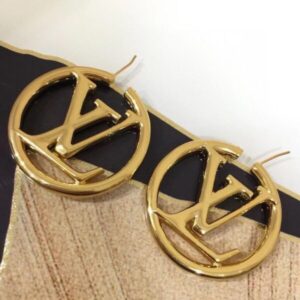 Replica LV Louise Hoop Earrings Louis Vuitton M64288 2