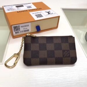 Replica Louis Vuitton Key Pouch Damier Ebene N62658 2