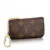 Replica Louis Vuitton Key Pouch Orange Aerogram cowhide leather M81032 2