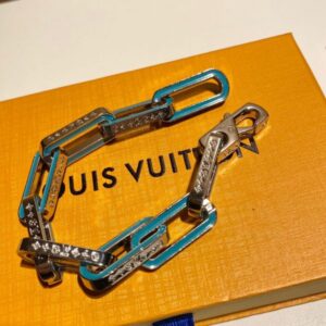 Replica LV M80195 Louis Vuitton Monogram Links Chain Bracelet 2