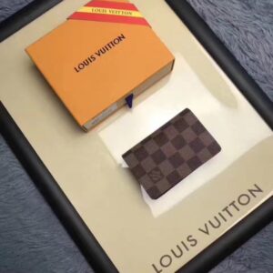 Replica Louis Vuitton Pocket Organiser Damier Ebene N63145 2