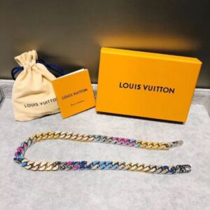 Replica LV MP2682 Louis Vuitton Chain Links Patches Necklace 2