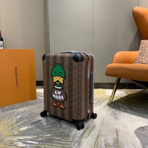 Replica Louis Vuitton Horizon 55 Rolling Luggage Monogram Stripes M20481 2