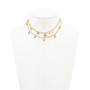 Replica LV Blooming Strass Necklace Louis Vuitton M68374