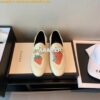 Replica Gucci Leather Loafer With Double G 602496 Black 2