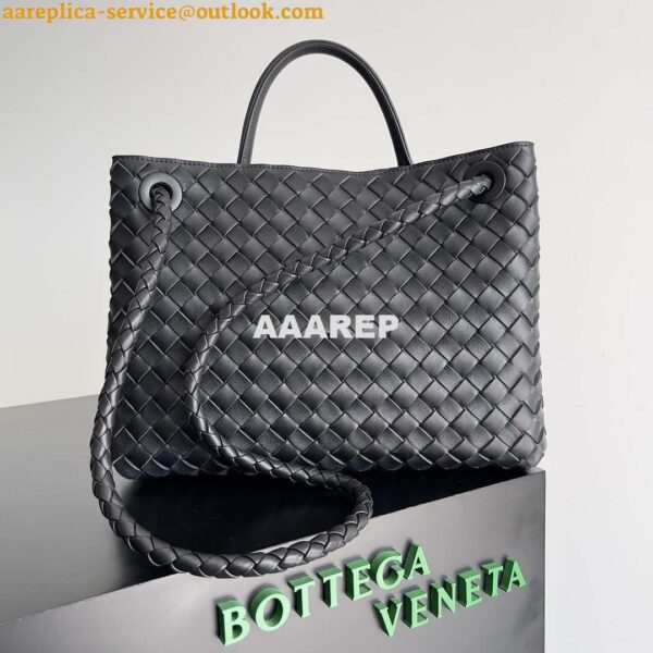 Replica Bottega Veneta BV 743572 Medium Andiamo Black 4