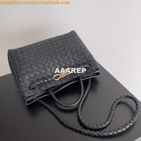 Replica Bottega Veneta BV 743572 Medium Andiamo Black 7