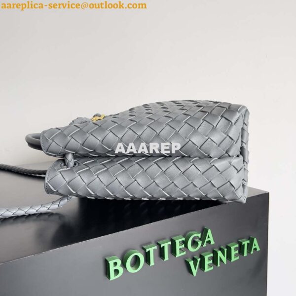 Replica Bottega Veneta BV 743572 Medium Andiamo Light Gray 5