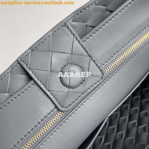 Replica Bottega Veneta BV 743572 Medium Andiamo Light Gray 9