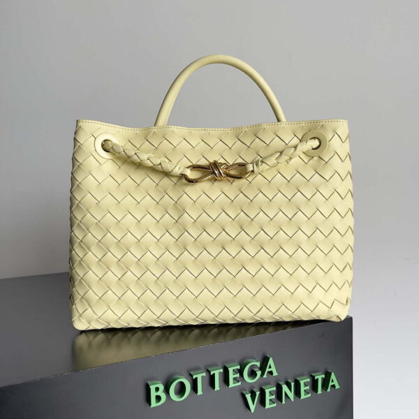 Replica Bottega Veneta BV 743572 Medium Andiamo Ligth Yellow 3