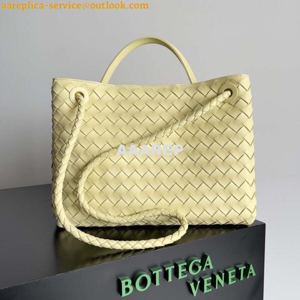 Replica Bottega Veneta BV 743572 Medium Andiamo Ligth Yellow 4