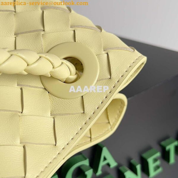 Replica Bottega Veneta BV 743572 Medium Andiamo Ligth Yellow 8