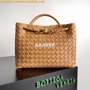 Replica Bottega Veneta BV 743572 Medium Andiamo Tan