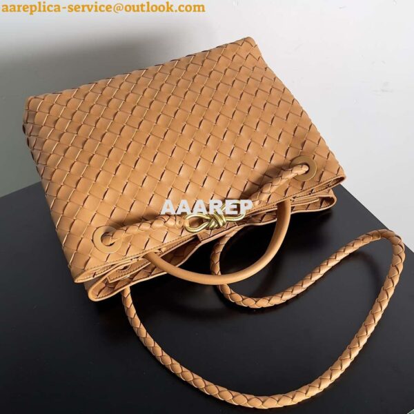 Replica Bottega Veneta BV 743572 Medium Andiamo Tan 7