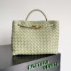 Replica Bottega Veneta BV 743572 Medium Andiamo White 2