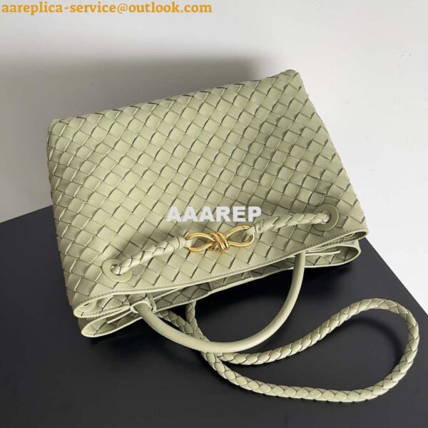 Replica Bottega Veneta BV 743572 Medium Andiamo Travertine 8