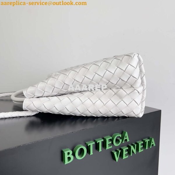 Replica Bottega Veneta BV 743572 Medium Andiamo White 5