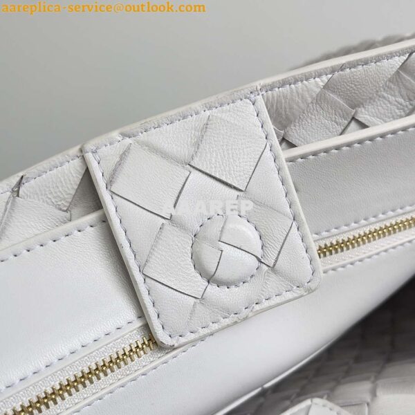 Replica Bottega Veneta BV 743572 Medium Andiamo White 9