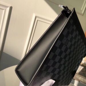 Replica Louis Vuitton Pochette Voyage MM Damier Graphite N41696 2