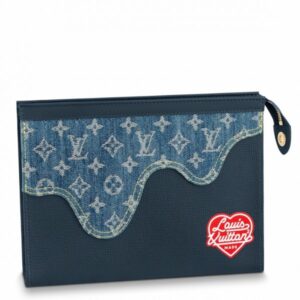 Replica Louis Vuitton Pochette Voyage MM Monogram Denim M45961