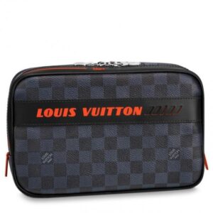 Replica Louis Vuitton Toilet Pouch GM Damier Cobalt Race N60245