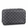 Replica Louis Vuitton Toilet Pouch PM Monogram Eclipse M43384 2