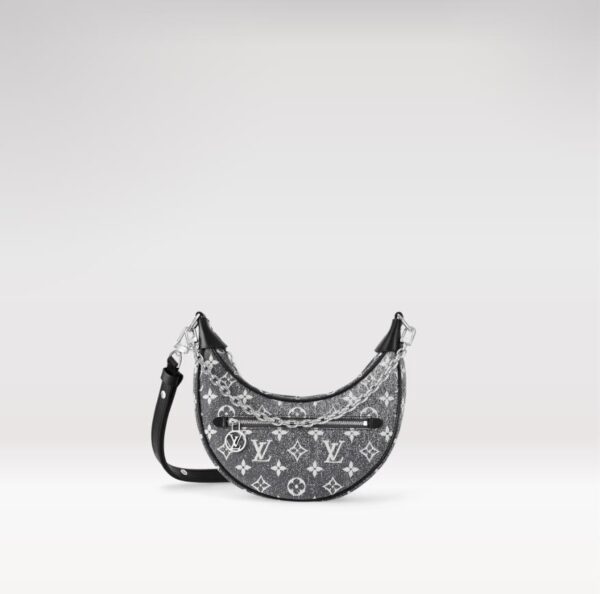 Replica Louis Vuitton LOOP Bag Monogram Jacquard Denim M21752 2