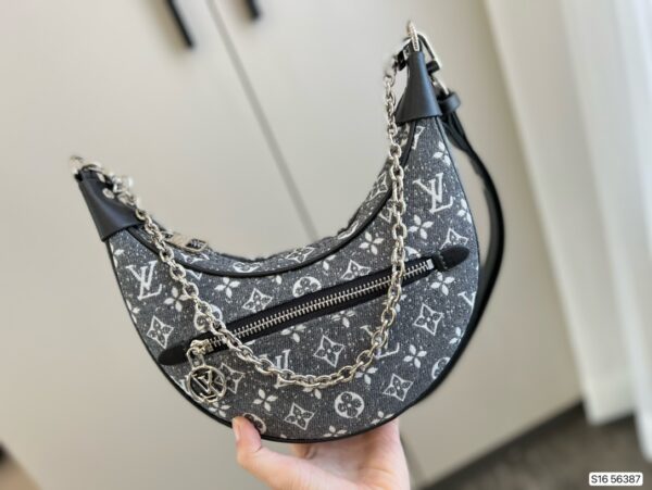 Replica Louis Vuitton LOOP Bag Monogram Jacquard Denim M21752 4