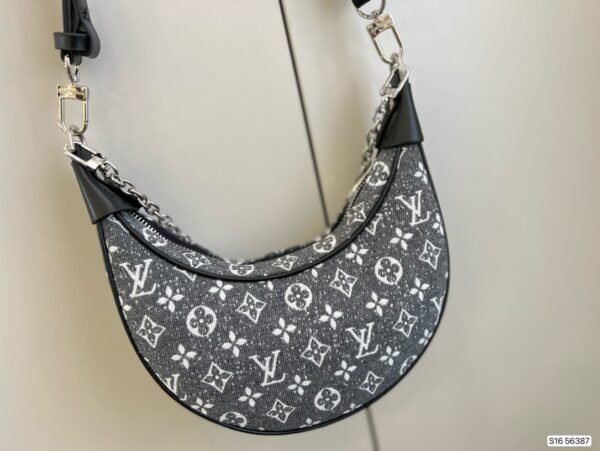 Replica Louis Vuitton LOOP Bag Monogram Jacquard Denim M21752 9