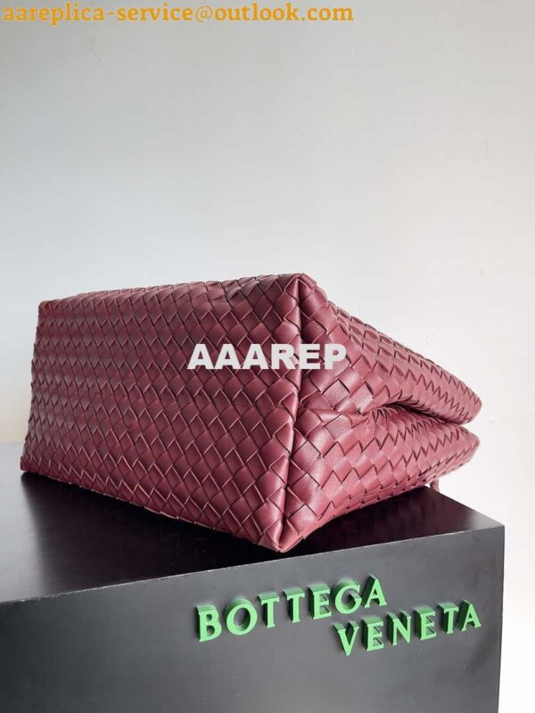 Replica Bottega Veneta BV 743575 Large Andiamo Wine Red 4