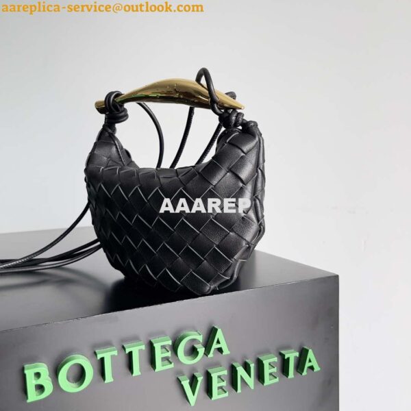 Replica Bottega Veneta BV 744267 Mini Sardine Black 6