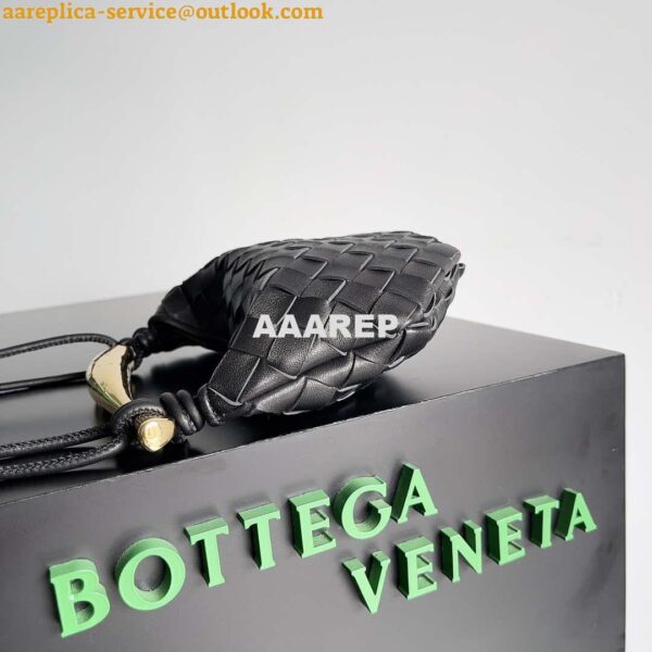 Replica Bottega Veneta BV 744267 Mini Sardine Black 7