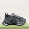 Replica Gucci Men Female Run sneaker 680893 Black White 2