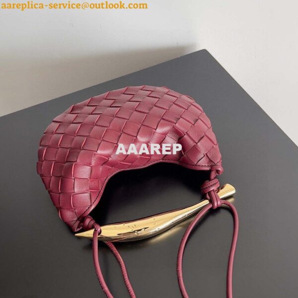 Replica Bottega Veneta BV 744267 Mini Sardine Wine Red 4