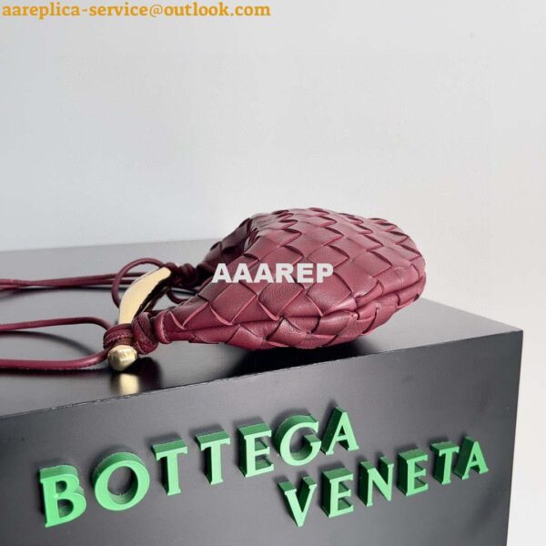 Replica Bottega Veneta BV 744267 Mini Sardine Wine Red 5