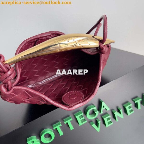 Replica Bottega Veneta BV 744267 Mini Sardine Wine Red 8