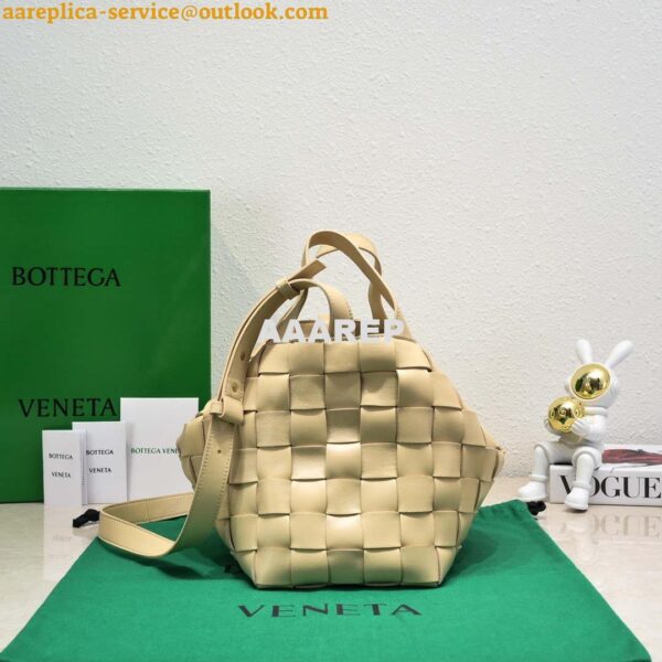 Replica Bottega Veneta BV 7466 Bowling bag Apricot 4