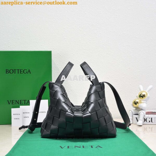 Replica Bottega Veneta BV 7466 Bowling bag Black 3