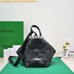 Replica Bottega Veneta BV 7466 Bowling bag Black 2