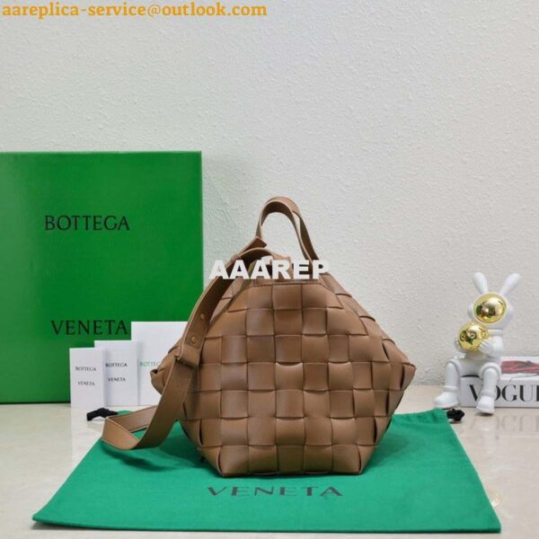 Replica Bottega Veneta BV 7466 Bowling bag Brown 5