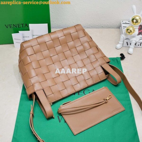 Replica Bottega Veneta BV 7466 Bowling bag Brown 6