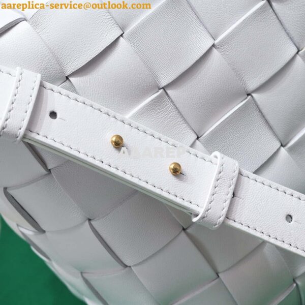 Replica Bottega Veneta BV 7466 Bowling bag White 8