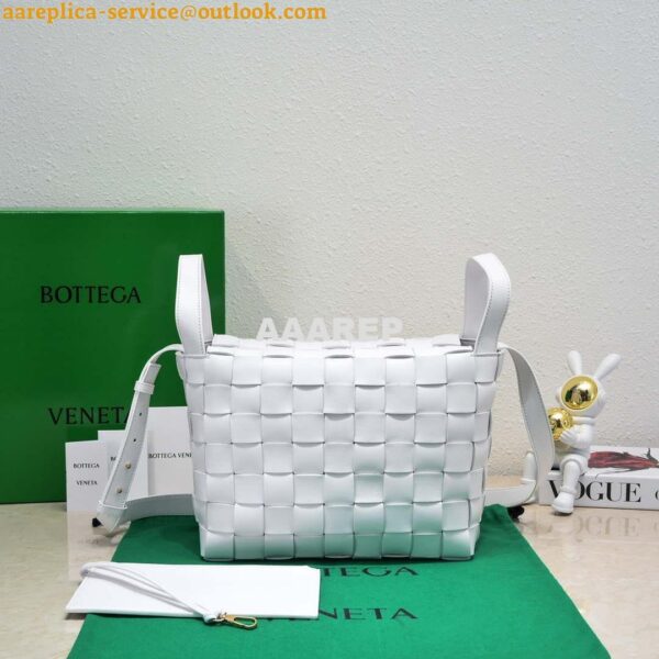 Replica Bottega Veneta BV 7466 Bowling bag White 11