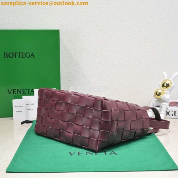 Replica Bottega Veneta BV 7466 Bowling bag Wine Red 6