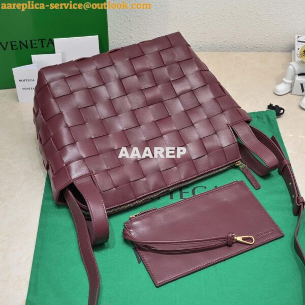 Replica Bottega Veneta BV 7466 Bowling bag Wine Red 7