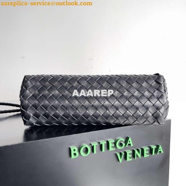 Replica Bottega Veneta BV 754990 Small East/West Andiamo Black 4