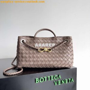 Replica Bottega Veneta BV 754990 Small East/West Andiamo Brown