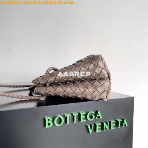 Replica Bottega Veneta BV 754990 Small East/West Andiamo Brown 2